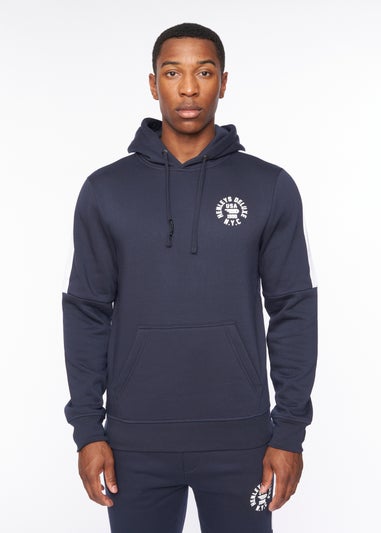Henleys Navy Calyer Hoodie