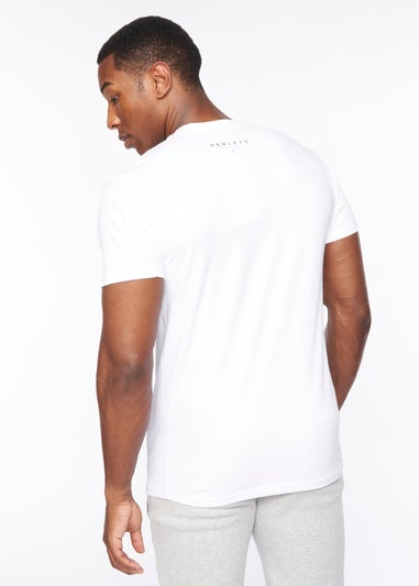 Henleys Optic White  Belton T-Shirt