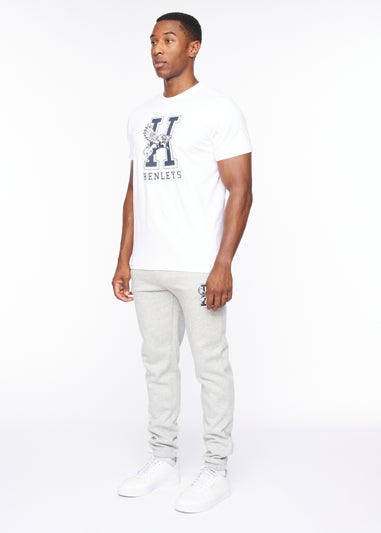 Henleys Optic White  Belton T-Shirt