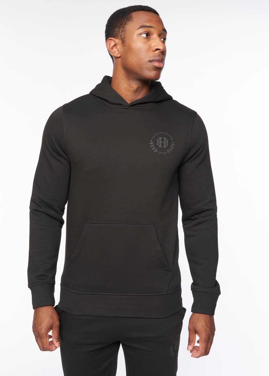 Henleys Black Alston Hoodie