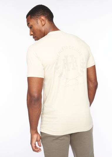 Henleys Beige Alston T-Shirt