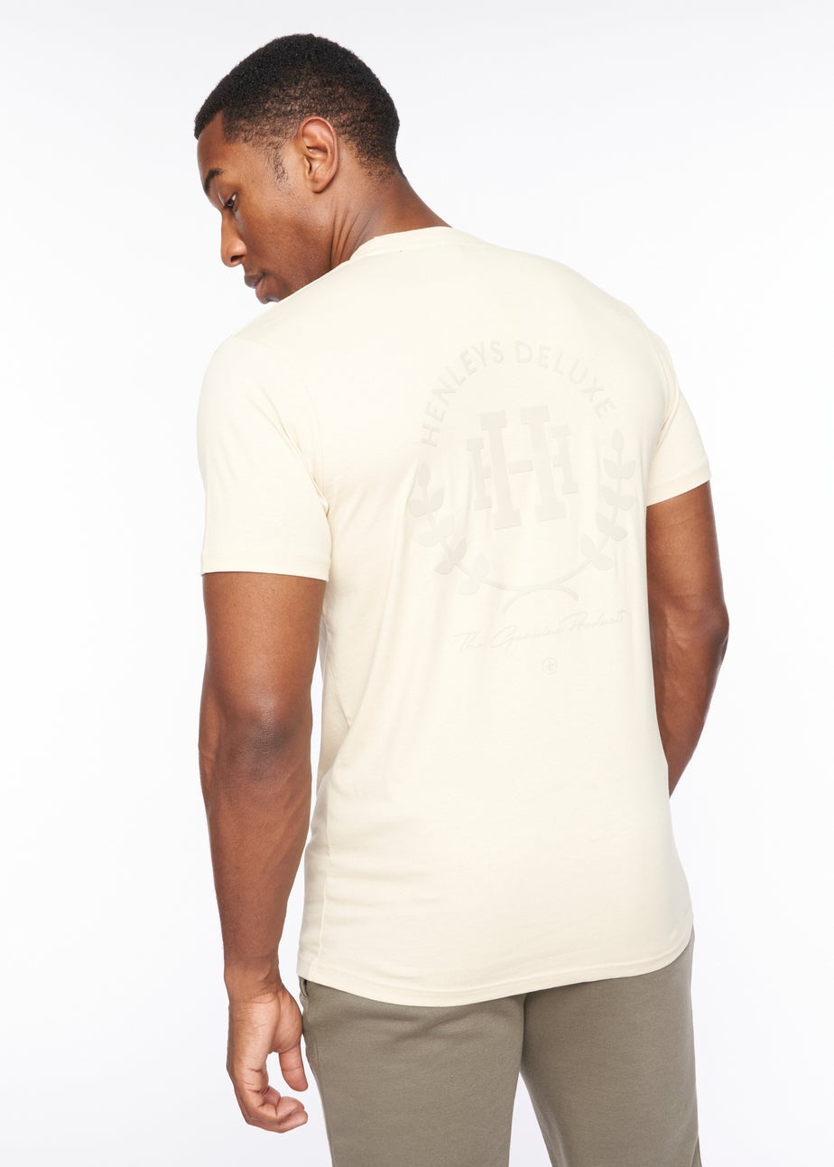 Henleys Beige Alston T-Shirt