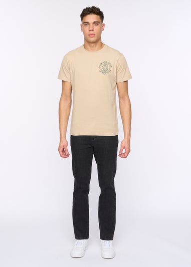 Duck & Cover Black Hydras Straight Leg Jeans