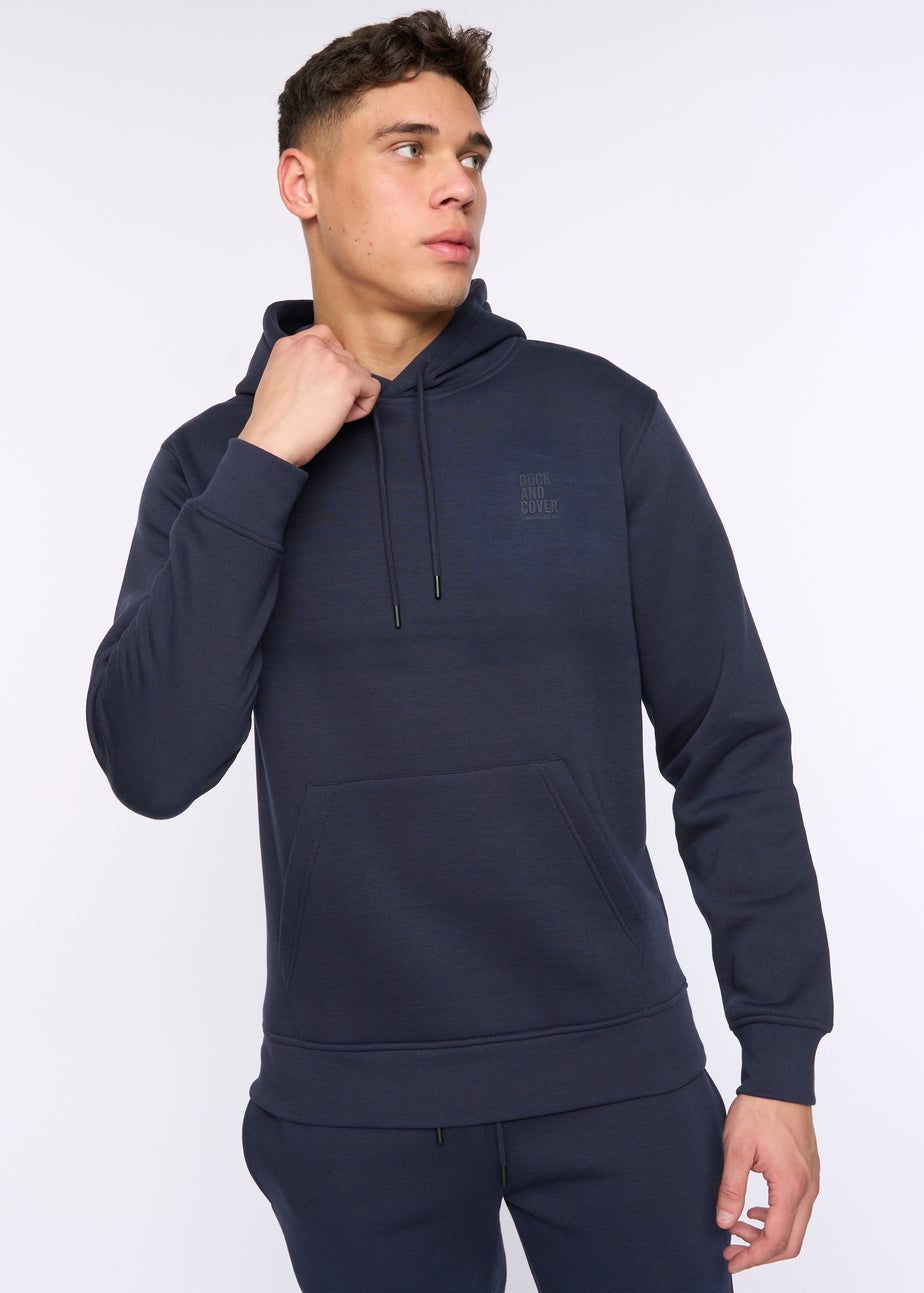 Duck & Cover Navy Merchell Jog Set
