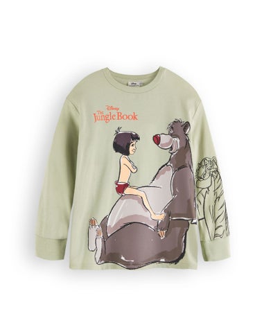 Disney The Jungle Book Boys Green Mowgli Baloo Pyjama Set (12 Months - 6 Years)