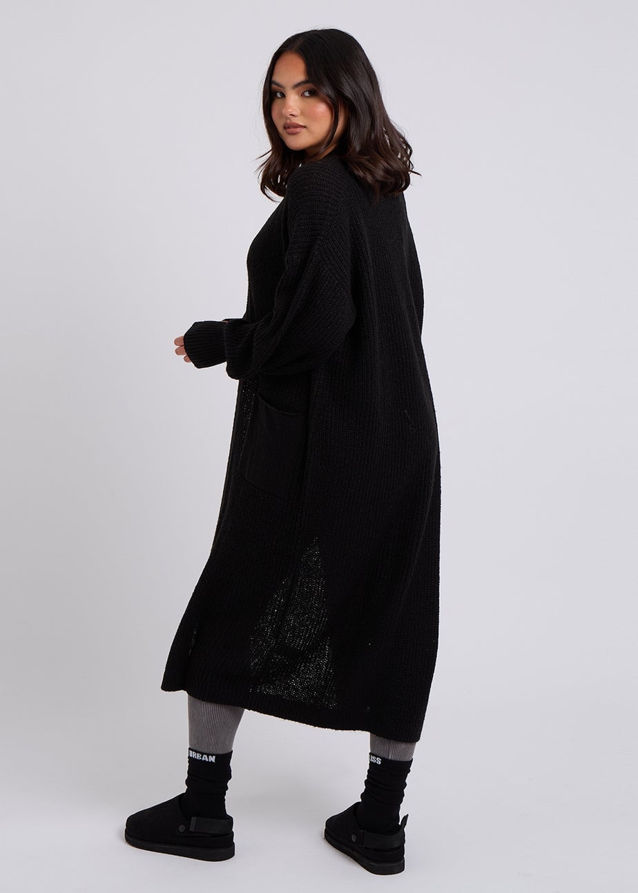 Urban Bliss Black Chunky Longline Cardigan