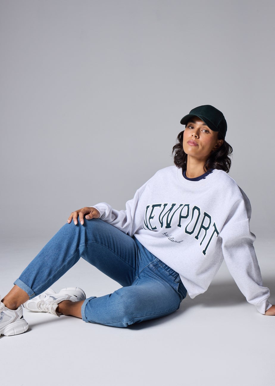 Mid Wash Paperbag Jeans