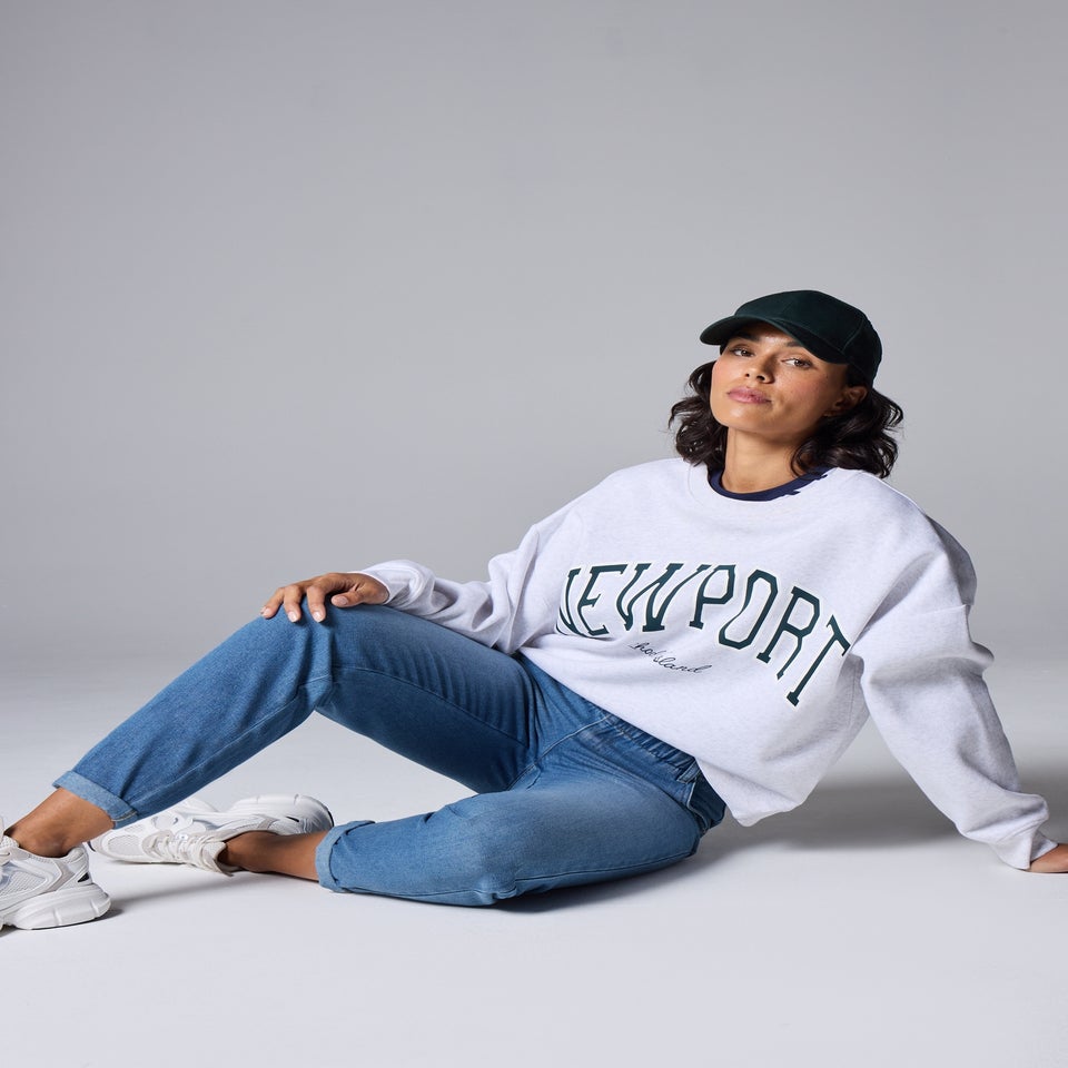 Mid Wash Paperbag Jeans