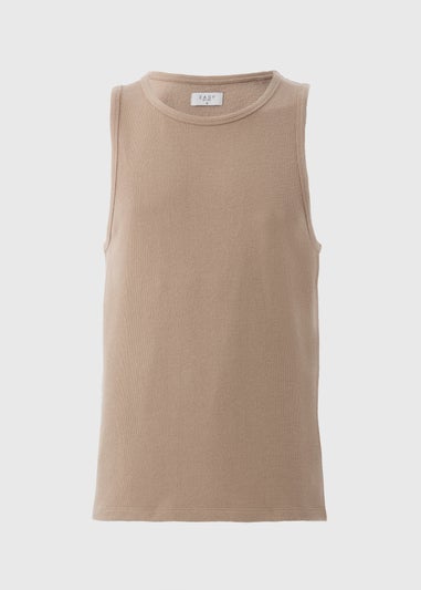 Stone Texture Plain Vest Top