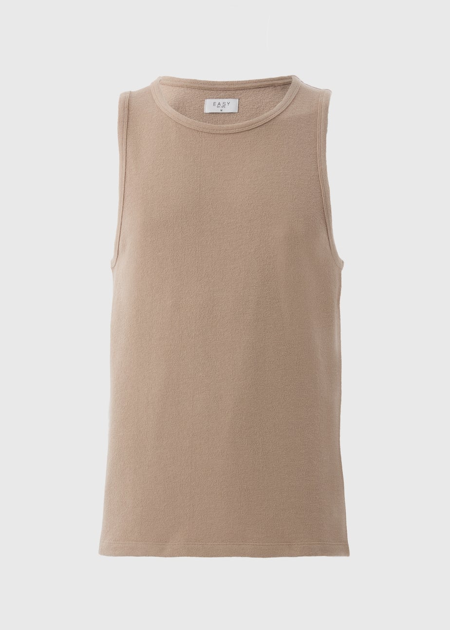 Stone Texture Plain Vest Top