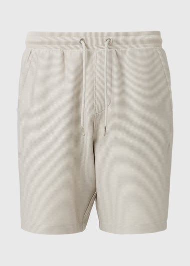 Stone Textured Smart Co Ord Shorts