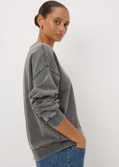 Grey Rolling Stones Sweatshirt