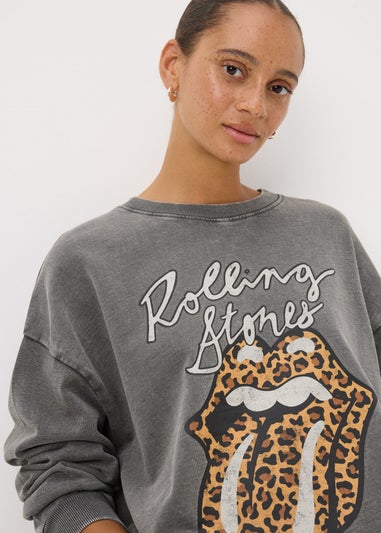 Grey Rolling Stones Sweatshirt