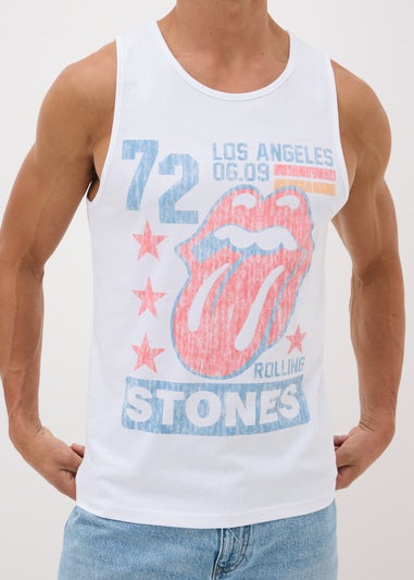 Rolling Stones White Vest