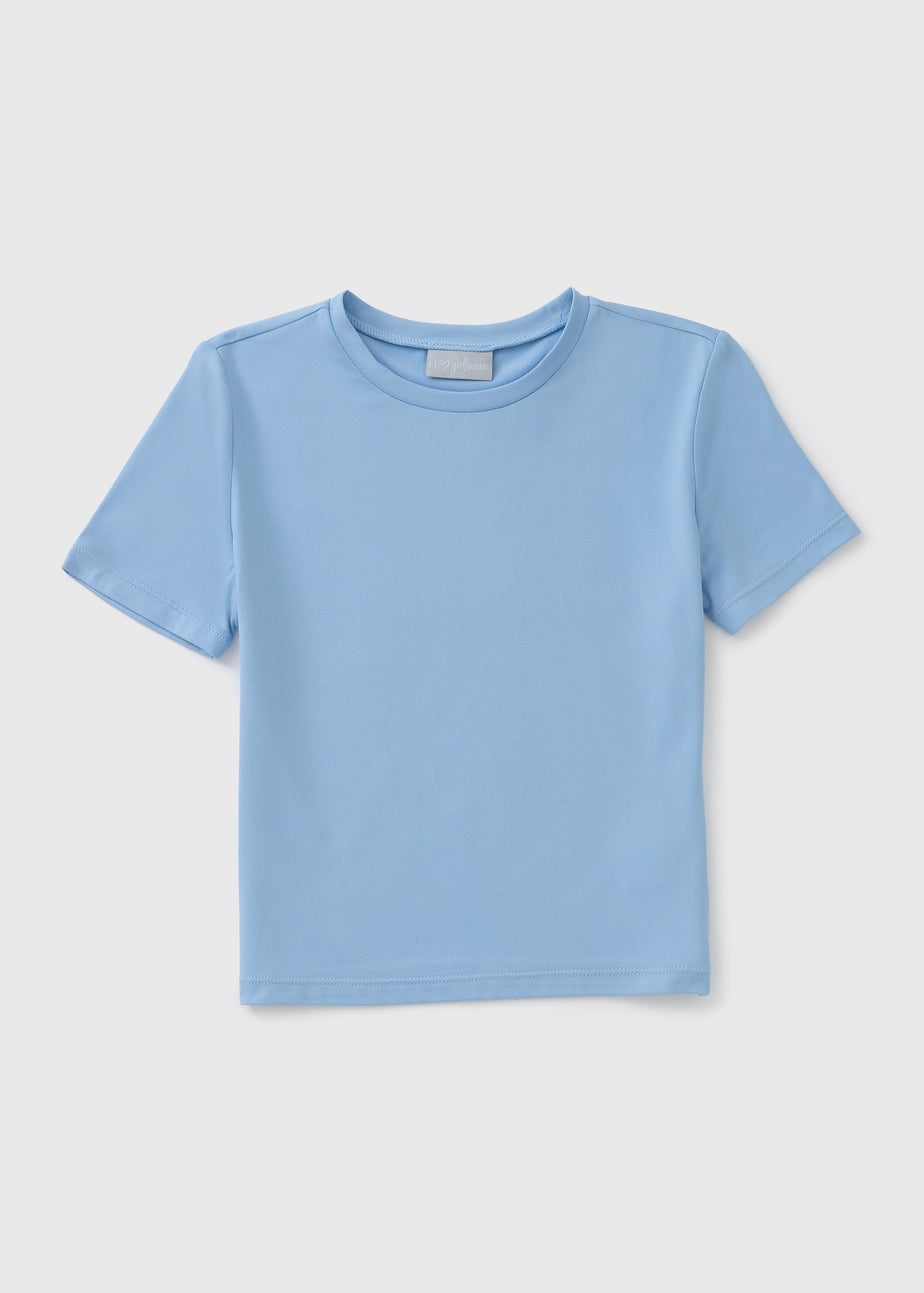 Girls Blue Soft Touch T-Shirt (7-15yrs)