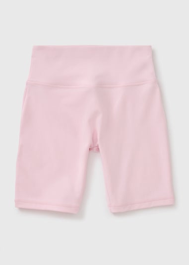 Girls Pink Soft Touch Cycling Shorts (7-15yrs)