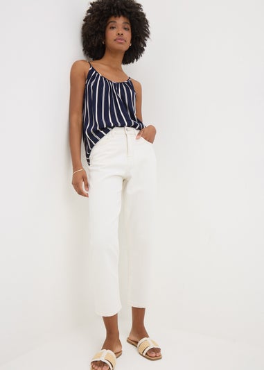 Navy Stripe Cami Top