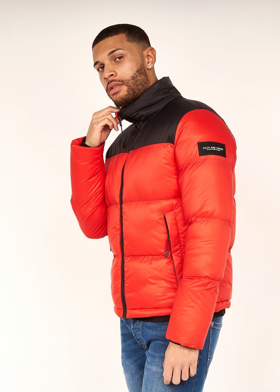 Duck & Cover Red Synmax Quilted Jacket