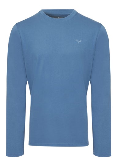 Threadbare Blue 5-Pack Assorted Long Sleeve Cotton T Shirts