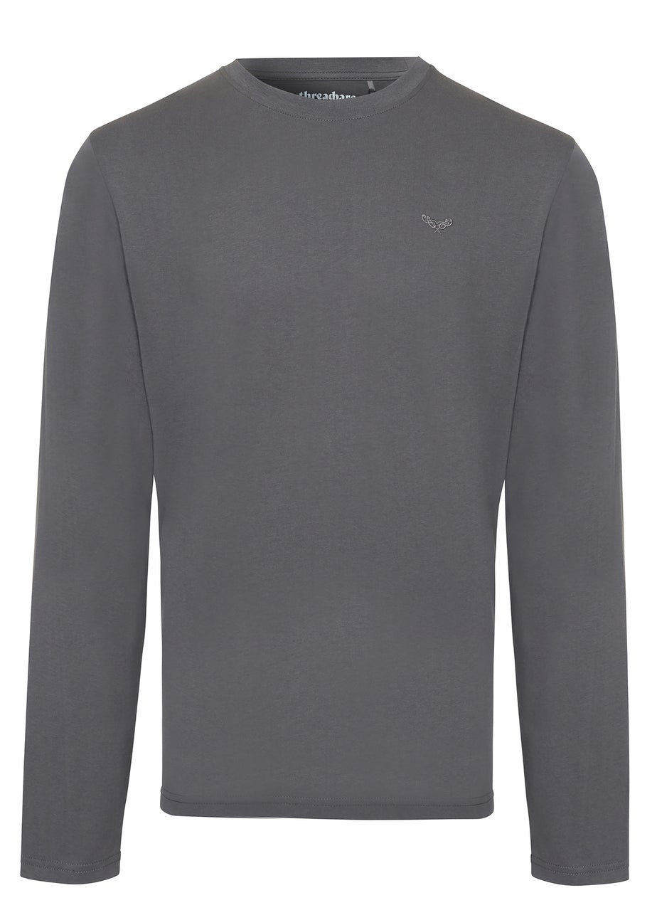 Threadbare Blue 5-Pack Assorted Long Sleeve Cotton T Shirts