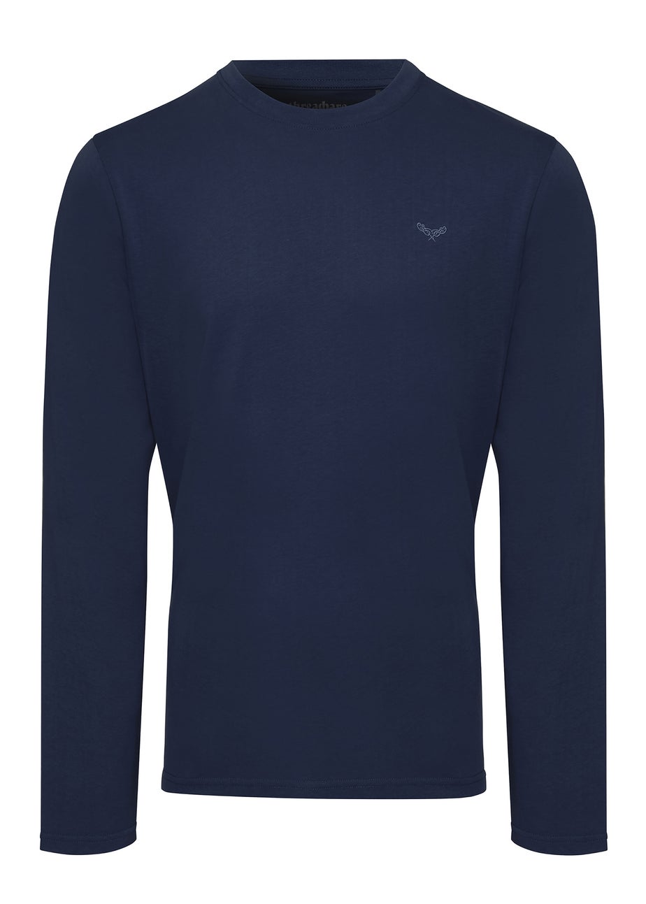 Threadbare Blue 5-Pack Assorted Long Sleeve Cotton T Shirts