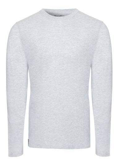 Threadbare Black 3-Pack Assorted Long Sleeve Cotton T Shirts