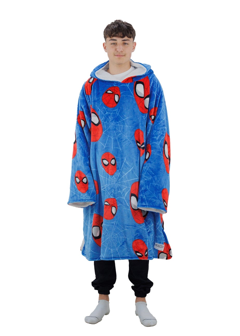 Spiderman Heads Up Wearable Hooded Fleece