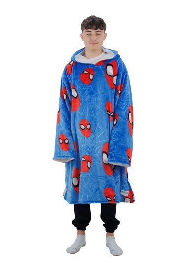 Spiderman Heads Up Wearable Hooded Fleece