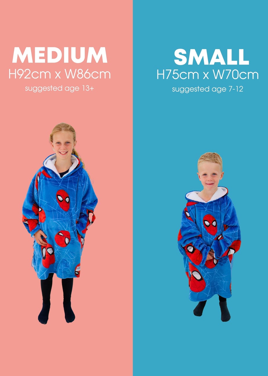 Spiderman Heads Up Wearable Hooded Fleece