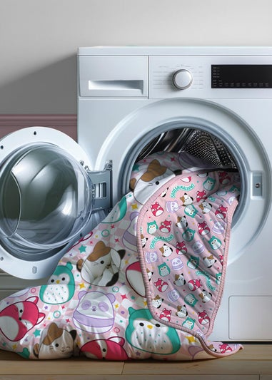 Squishmallows Logo Coverless Quilt Duvet Cover Set