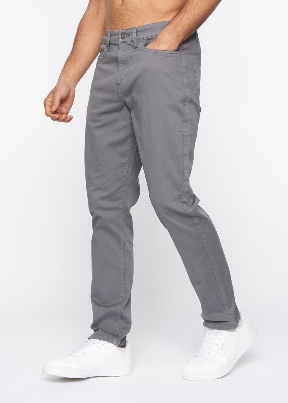 Duck & Cover Dark Grey Franztown Chinos