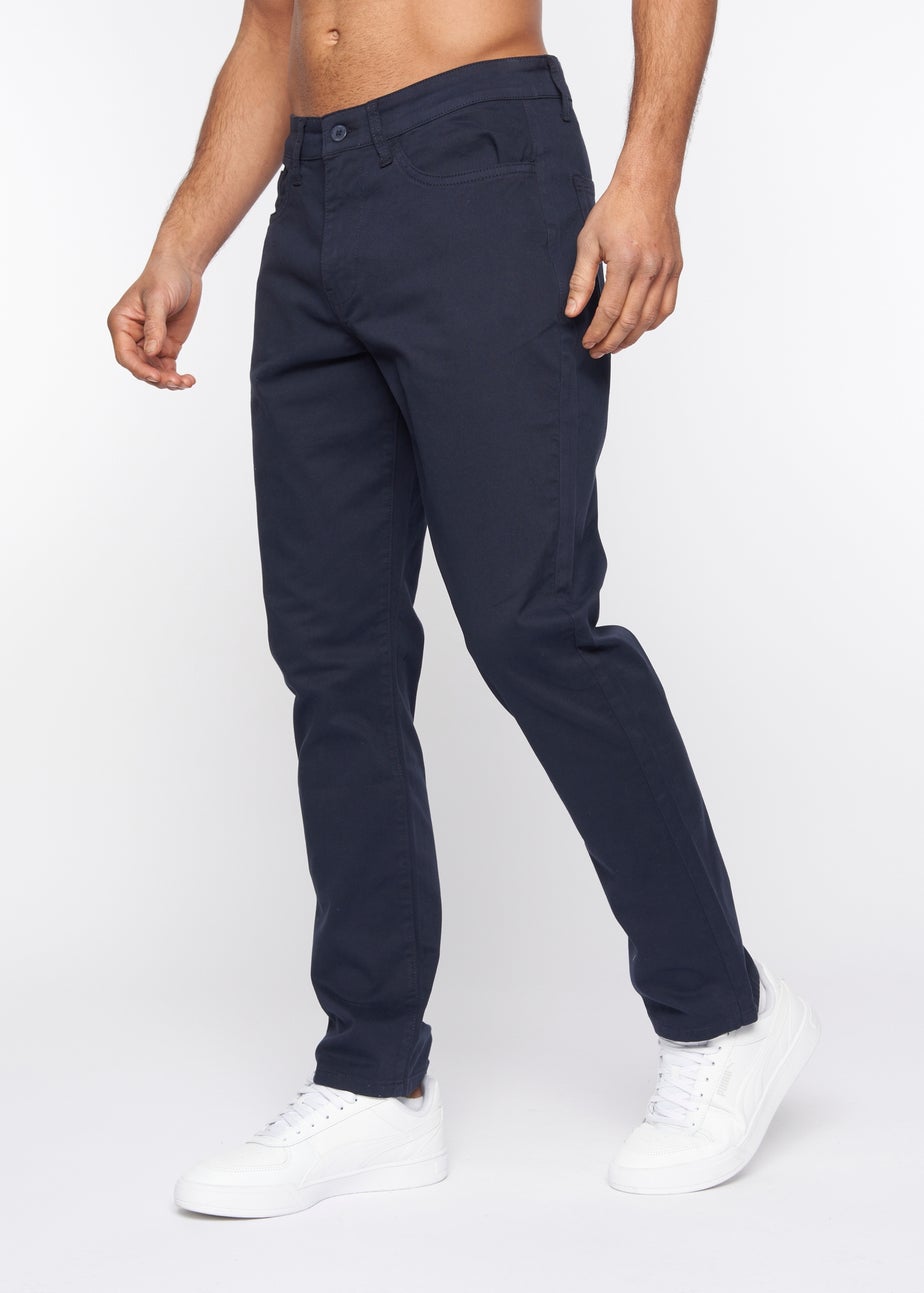 Duck & Cover Navy Franztown Chinos