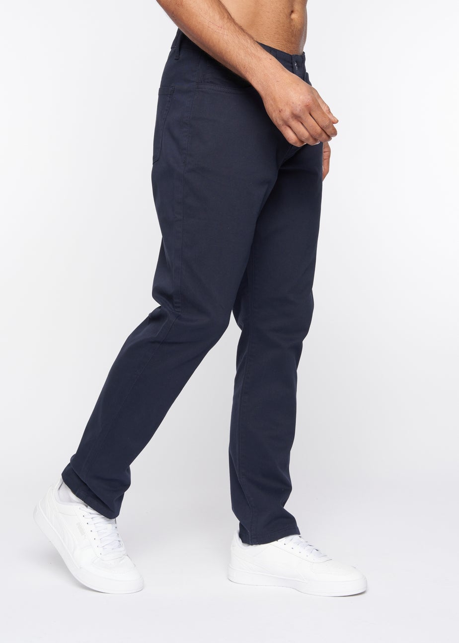 Duck & Cover Navy Franztown Chinos