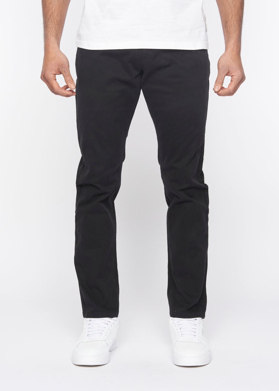 Duck & Cover Black Moretor Chinos