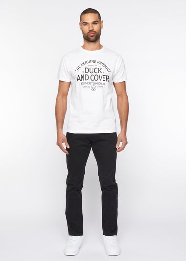 Duck & Cover Black Moretor Chinos