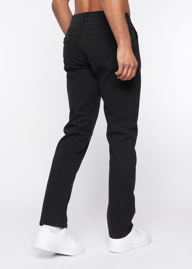 Duck & Cover Black Moretor Chinos