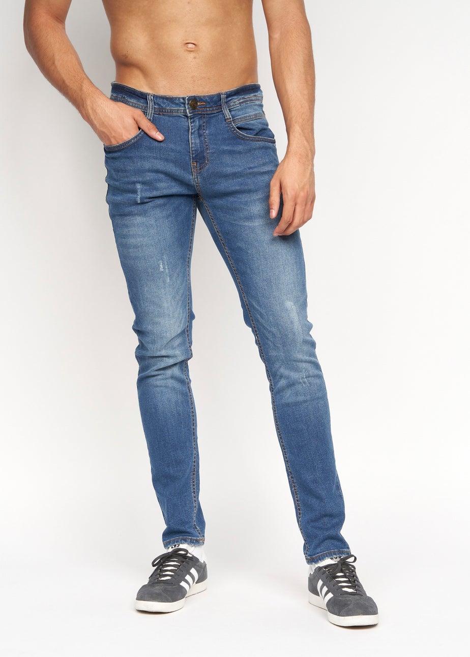 Duck & Cover  Stone Wash  Tranfold Slim Fit Jeans