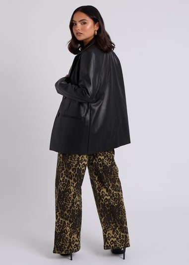 Urban Bliss Black PU Blazer