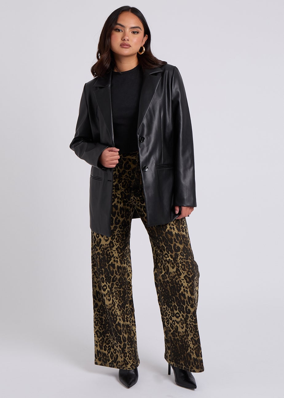 Urban Bliss Black PU Blazer