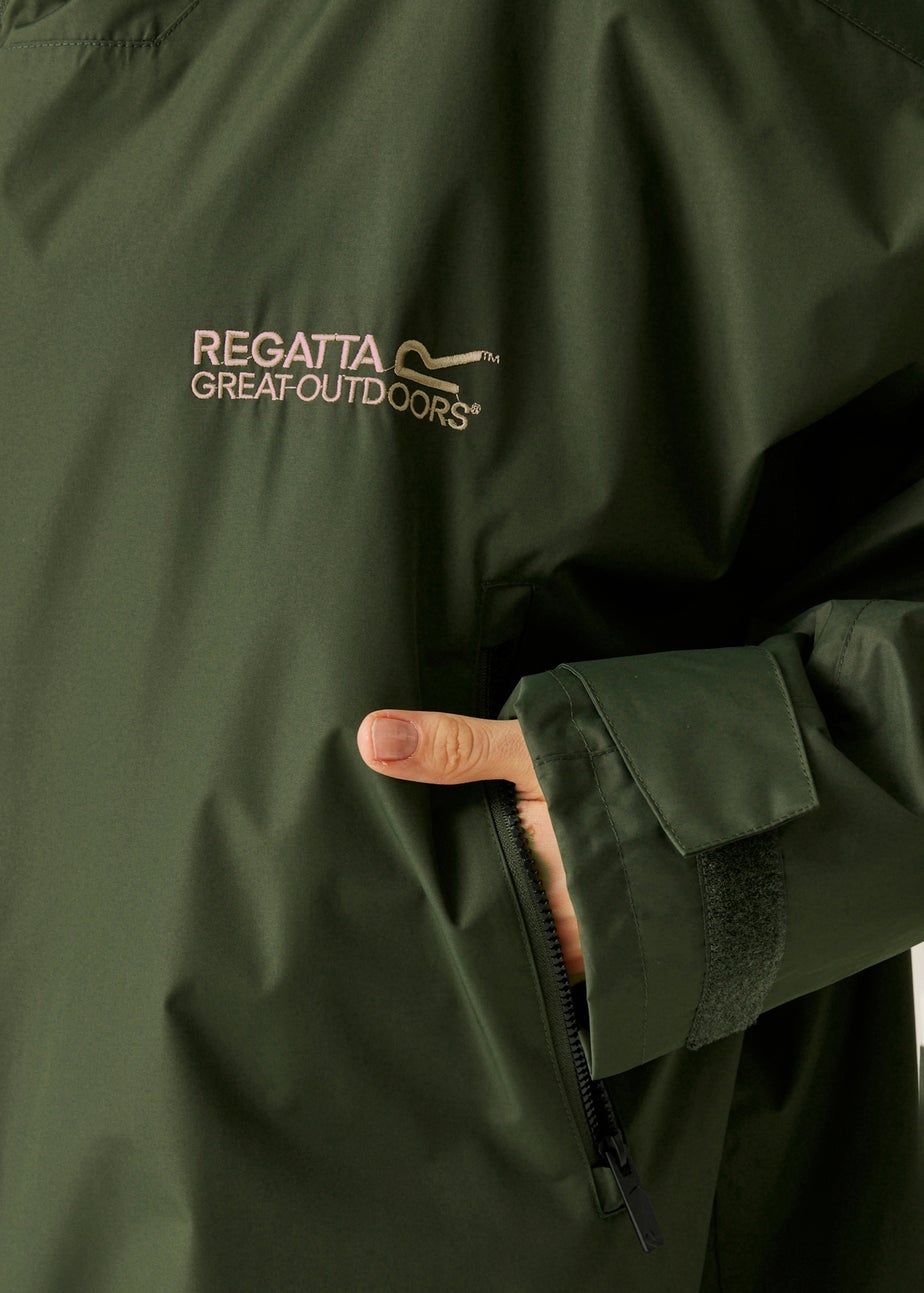 Regatta Dark Khaki Adult Changing Waterproof Hydrofort Robe