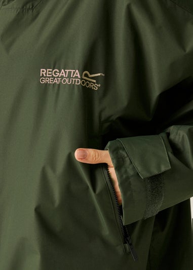 Regatta Dark Khaki Adult Changing Waterproof Hydrofort Robe