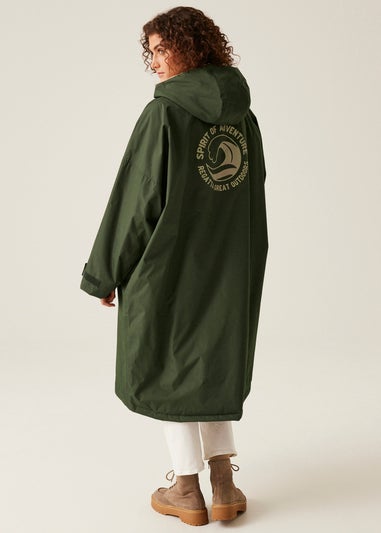 Regatta Dark Khaki Adult Changing Waterproof Hydrofort Robe