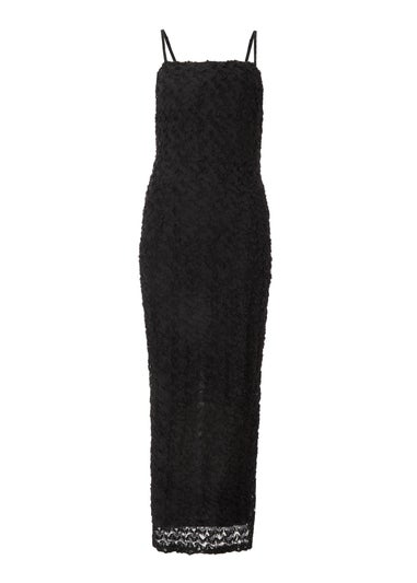 Quiz Black Floral Midaxi Dress