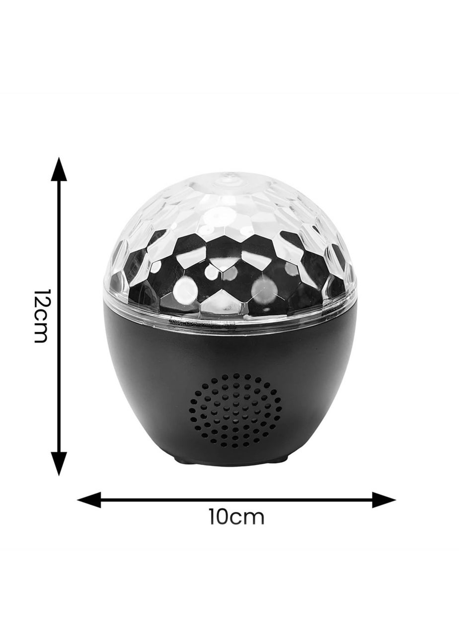 ValueLights Skylar Colour Changing LED USB Music Speaker Light Projector (12cm x 10cm x 10cm)