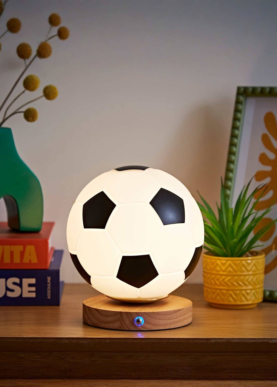 ValueLights Dougie Rechargeable Football Table Lamp