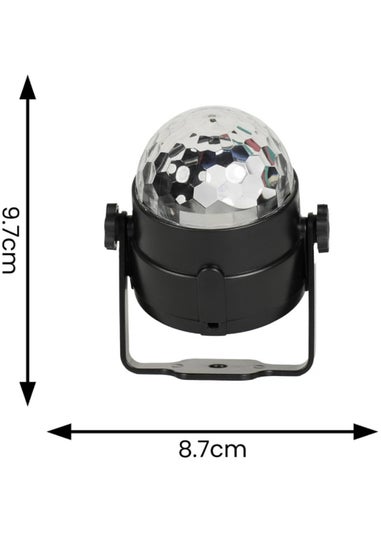 ValueLights Georgie Colour Changing LED Disco Projector Light with Remote Control (9.7cm x 8.7cm x 8.7cm)