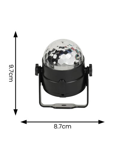 ValueLights Georgie Colour Changing LED Disco Projector Light with Remote Control (9.7cm x 8.7cm x 8.7cm)