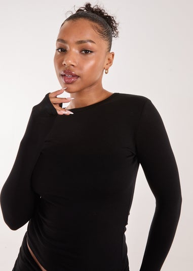 Pink Vanilla Black Long Sleeve Top