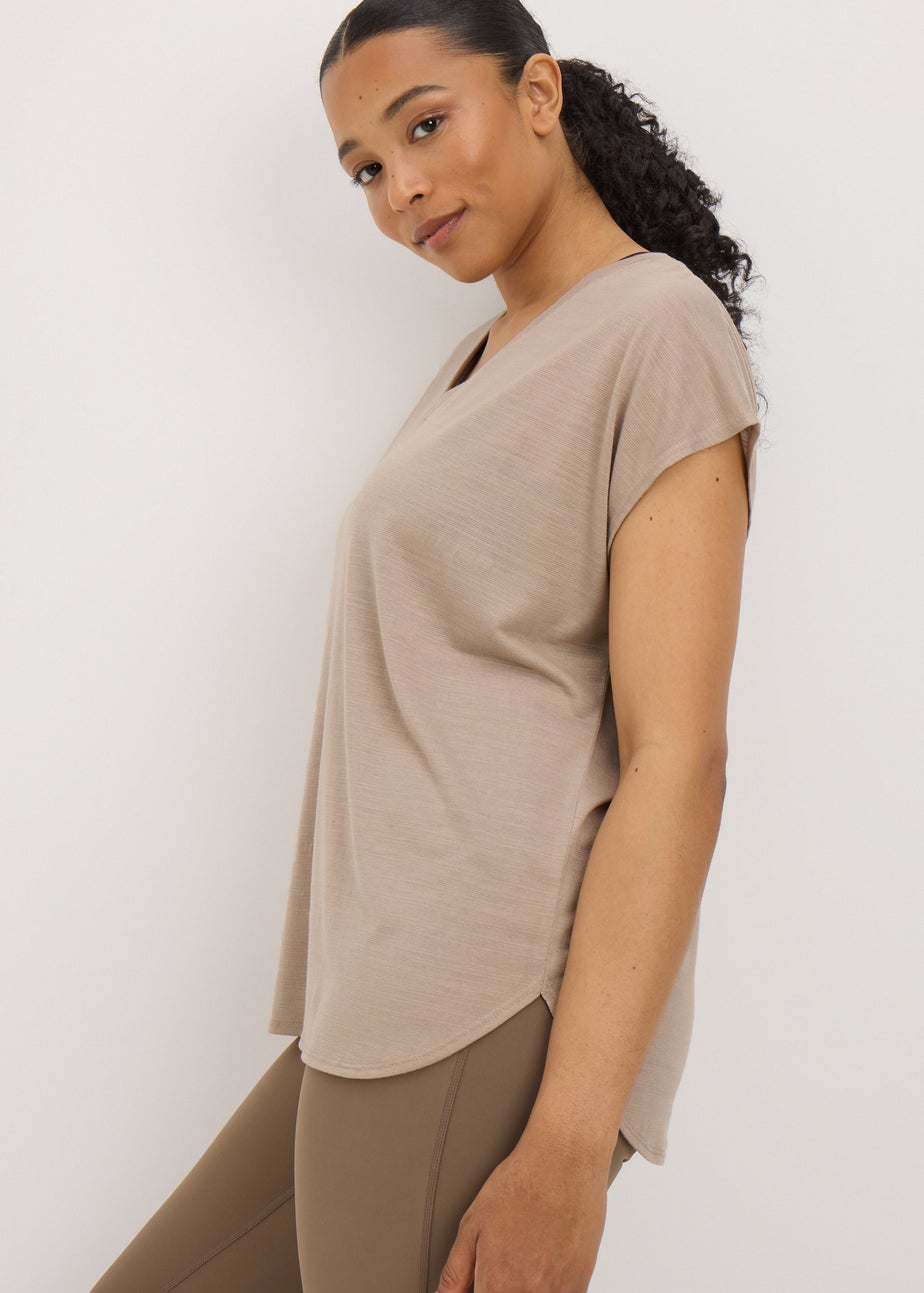 Souluxe Stone V-Neck T-Shirt