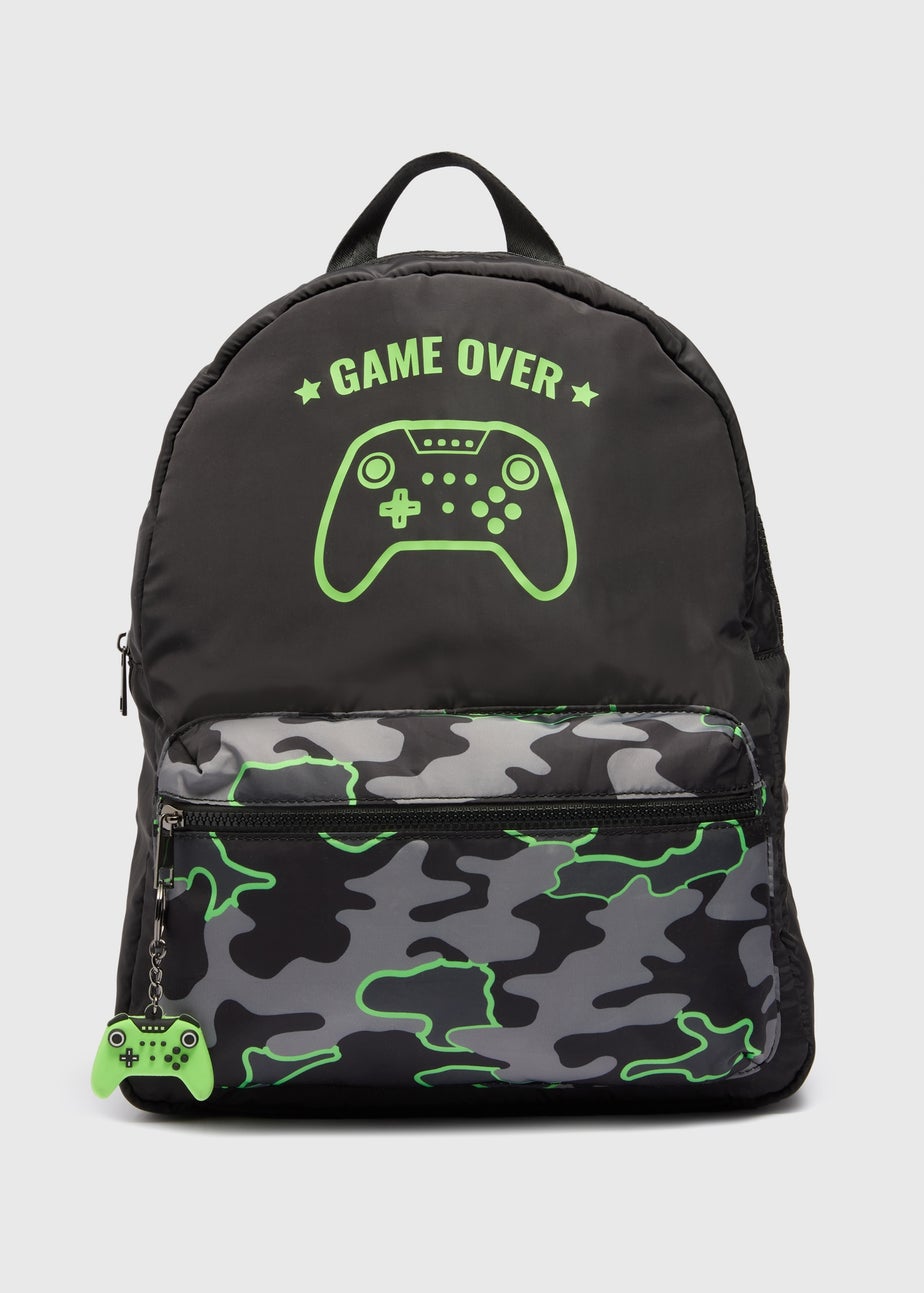 Kids Khaki Gamer Backpack